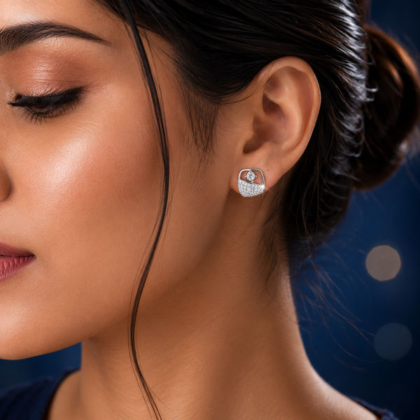 Half square A++ Minimalist studs